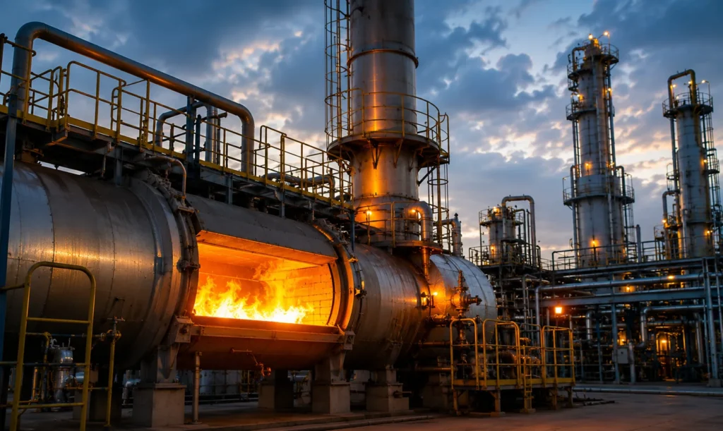 Thermal stage of the Claus sulfur recovery process